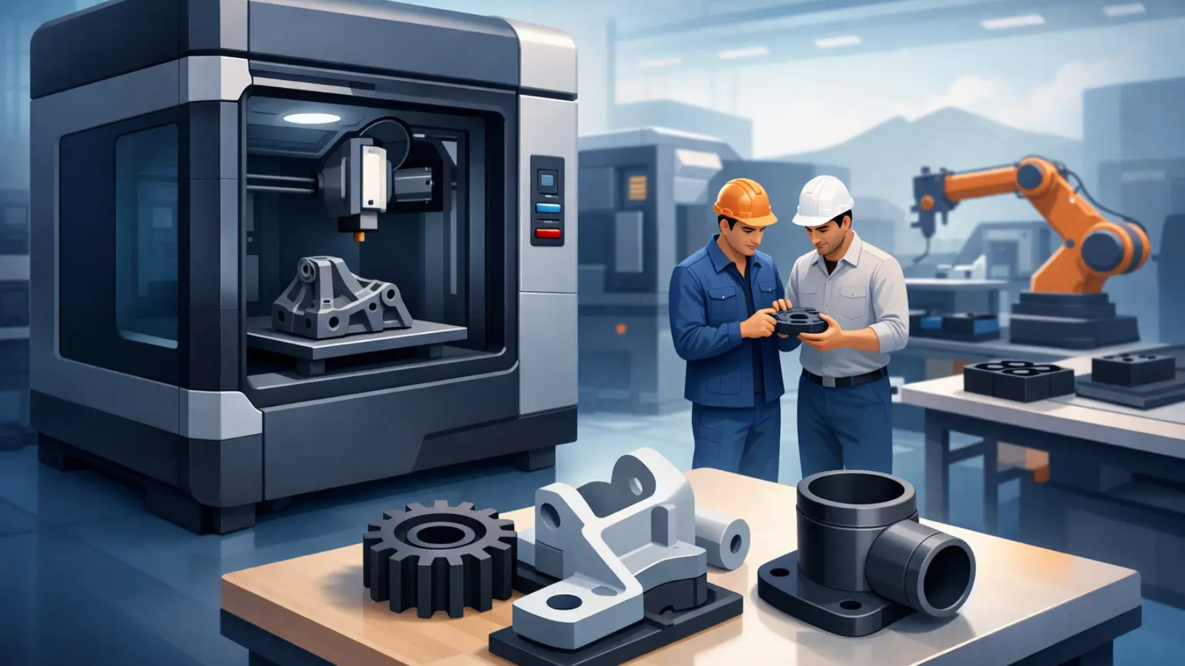 Impresión 3D industrial Toluca para piezas funcionales