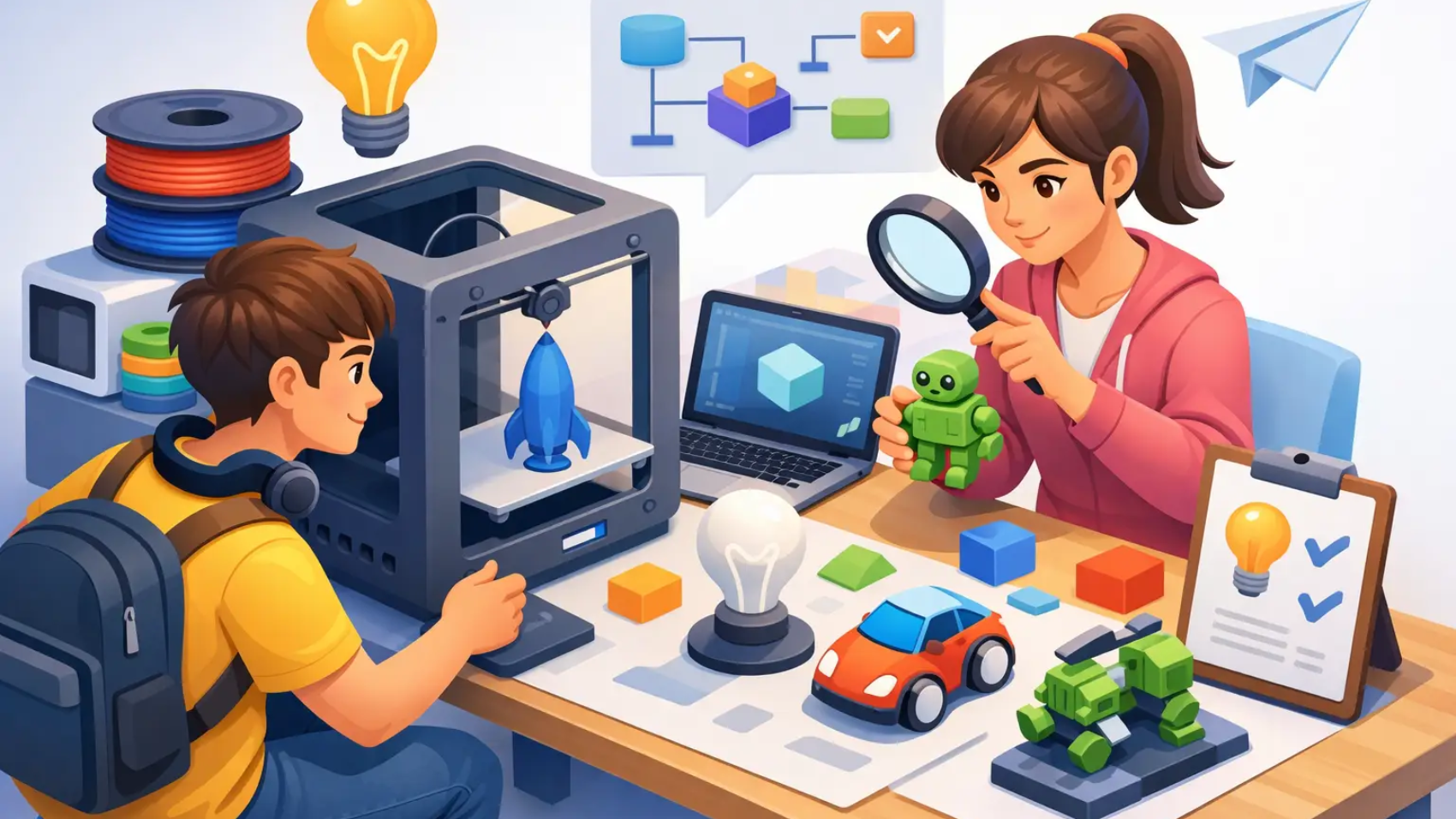 Impresión 3D para estudiantes que quieren validar ideas
