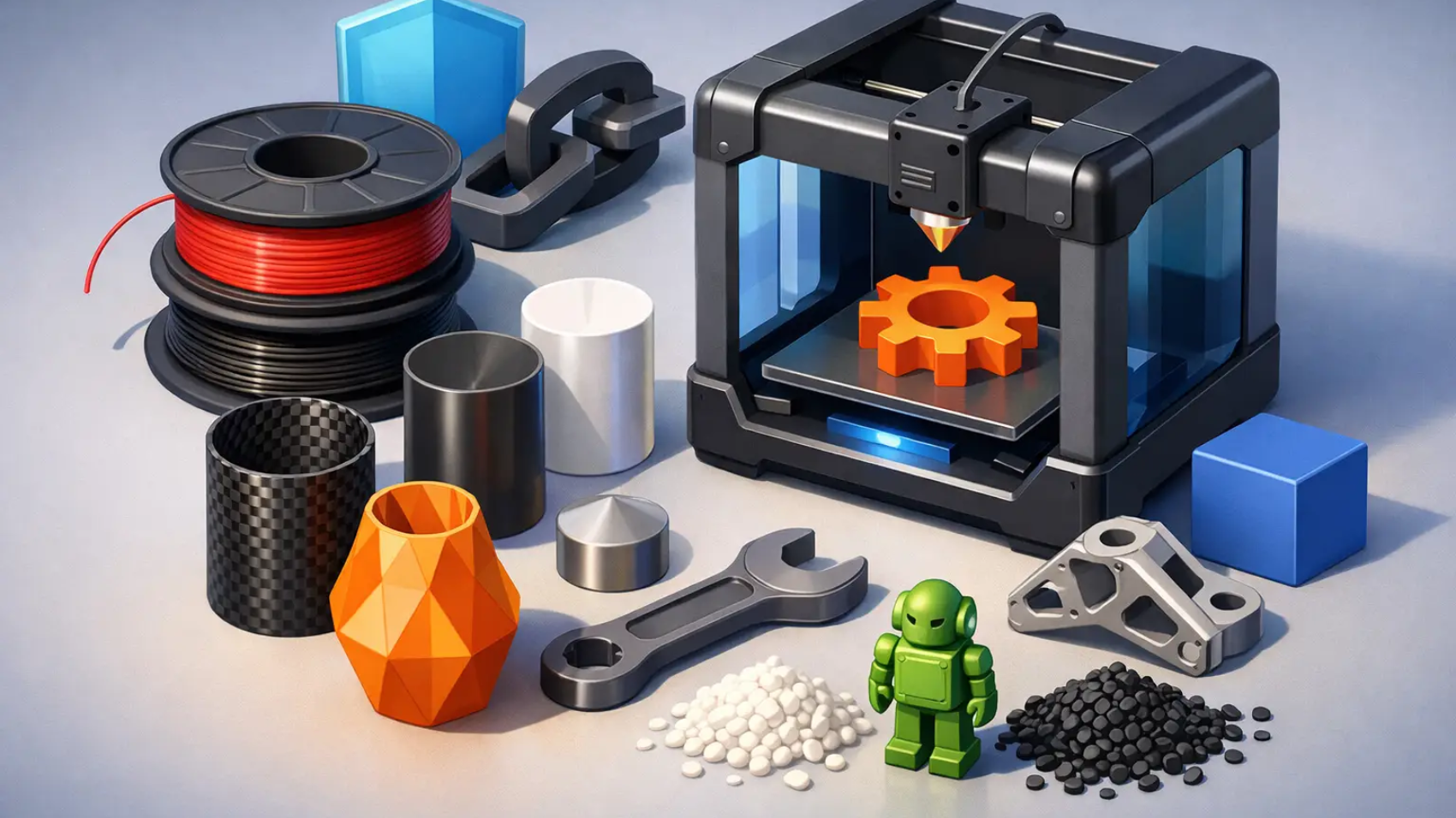 Materiales resistentes para impresión 3D que sí funcionan