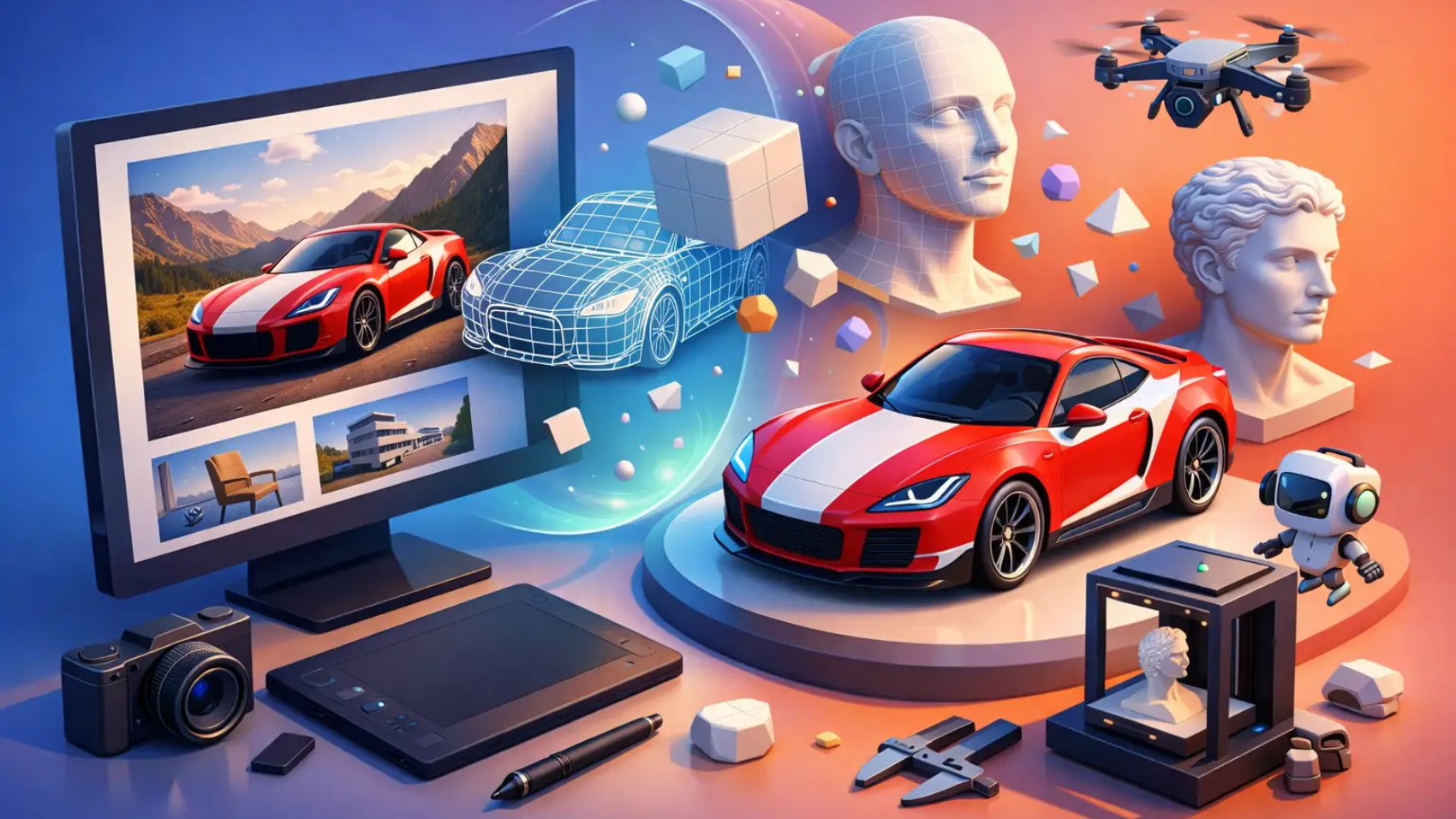 Modelo 3D desde imagen: qué se puede fabricar