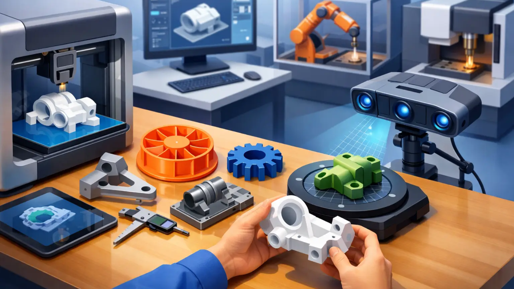 Prototipado rápido industrial para validar piezas